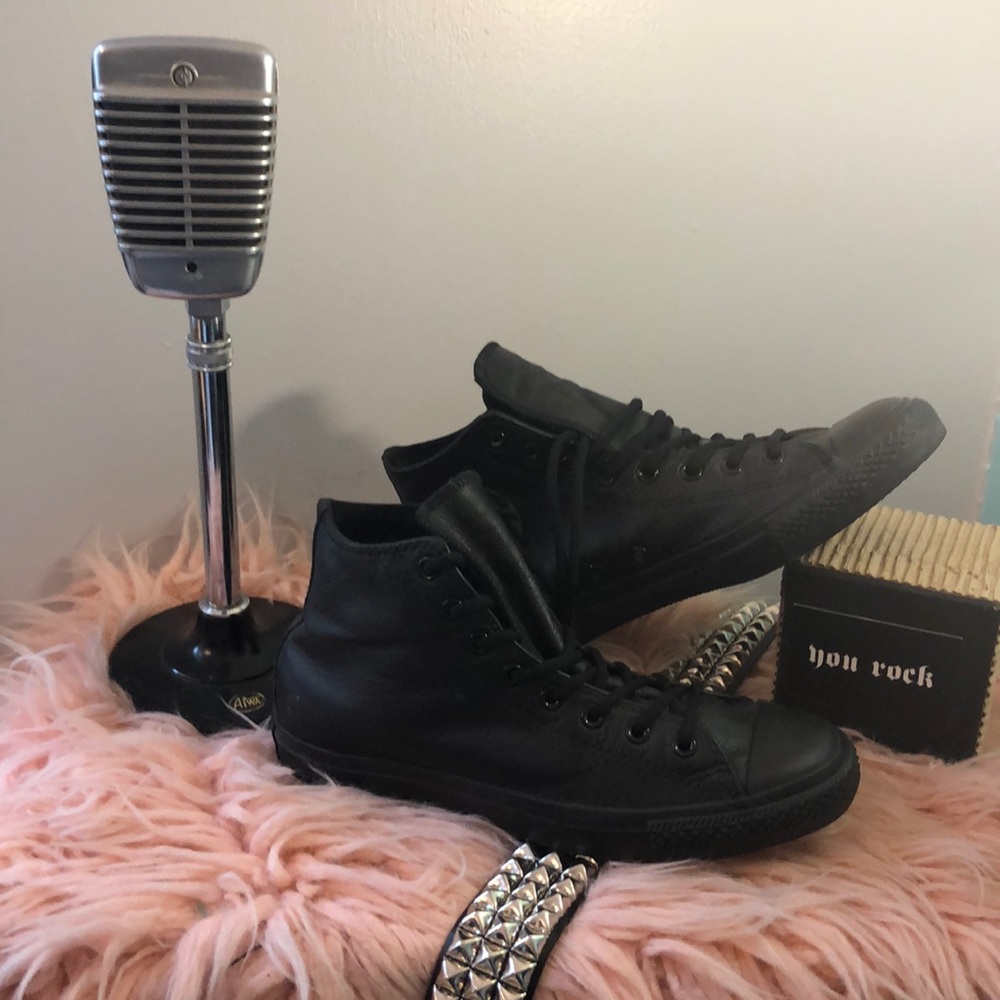 Converse Leather High Tops